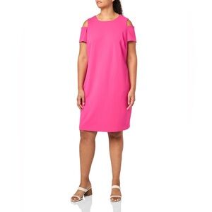 Tommy Hilfiger Women's Plus Size Cold Shoulder Dress- 22W